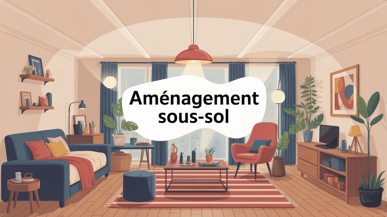 amenagement sous sol avant apres illustration sous sol lumineux