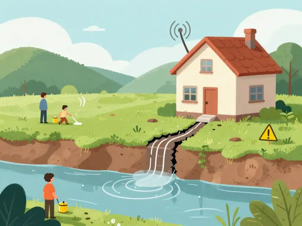 ancienne fosse septique schema problèmes et dangers