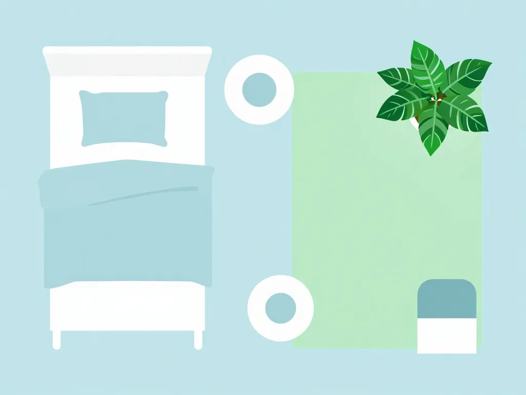 arbre de jade dans une chambre emplacement optimal