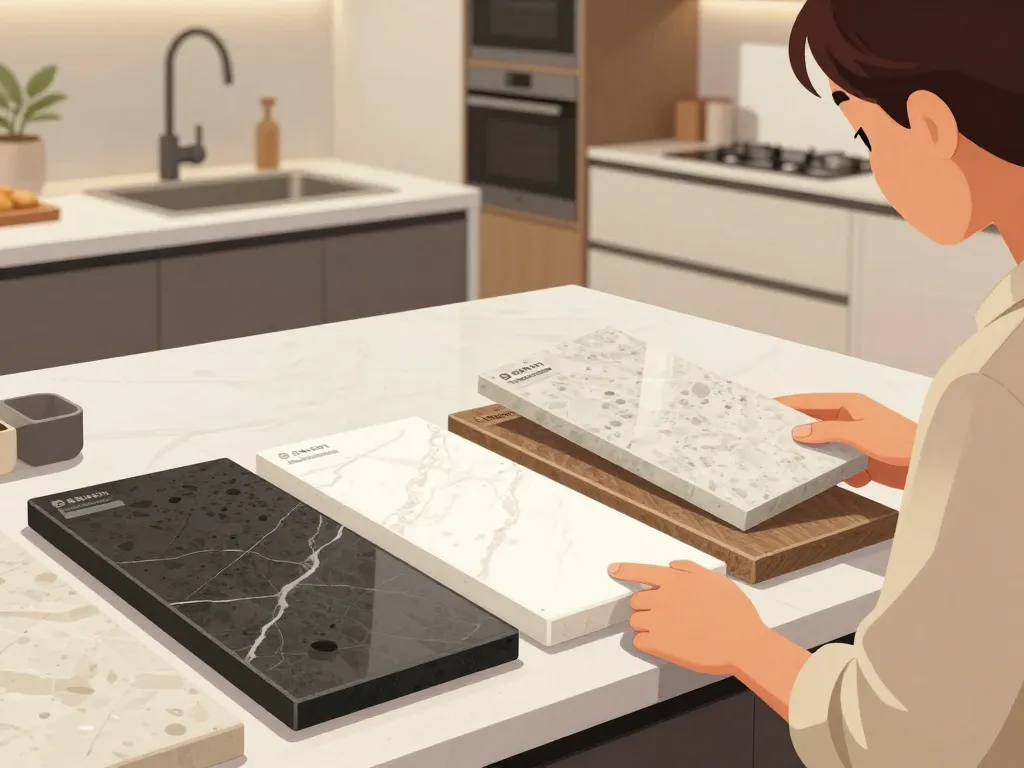 selection dekton plan de travail épaisseurs finitions showroom