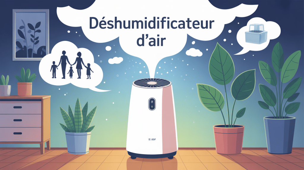 déshumidificateur d'air danger illustration sécurité bien-être