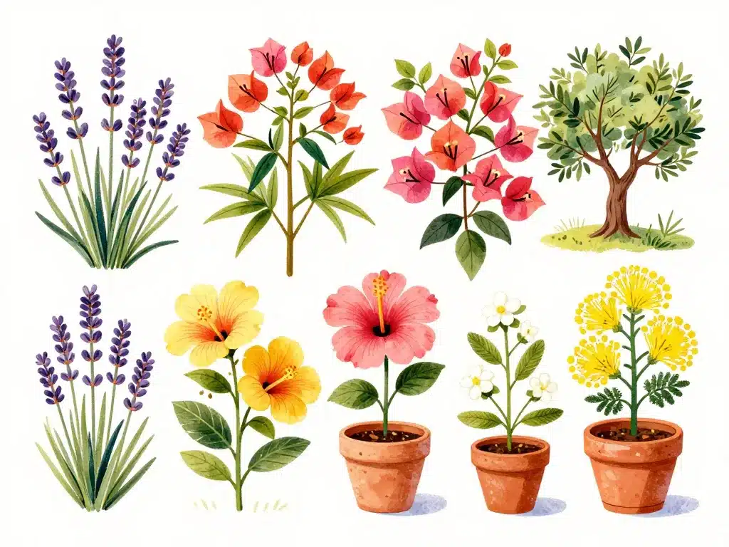 fleur sud fleurs mediterraneennes soleil