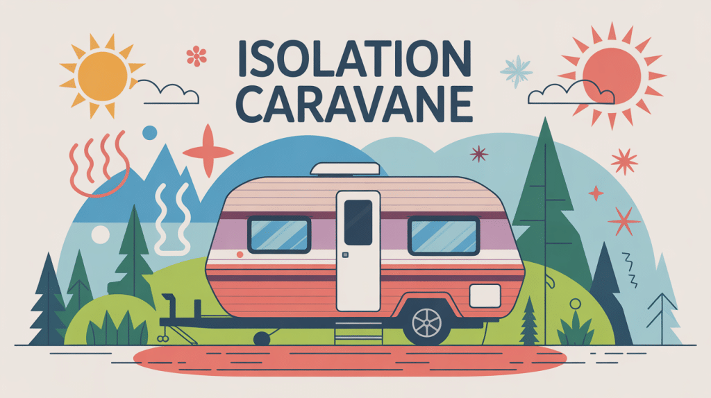 illustration isolation caravane chaleur froid