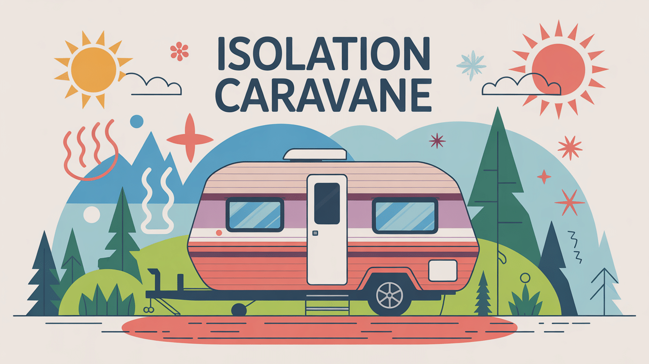 illustration isolation caravane chaleur froid