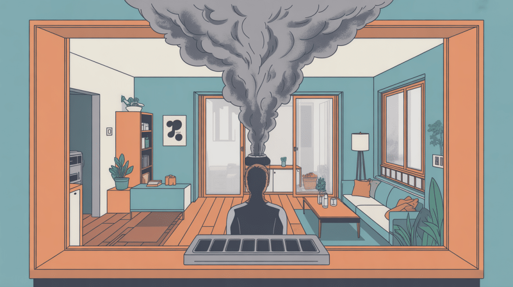 Odeur cigarette voisin VMC diffusion fumée immeuble