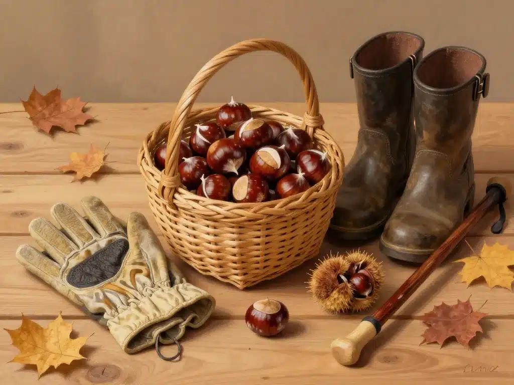 Où ramasser des châtaignes autour de moi équipements cueillette