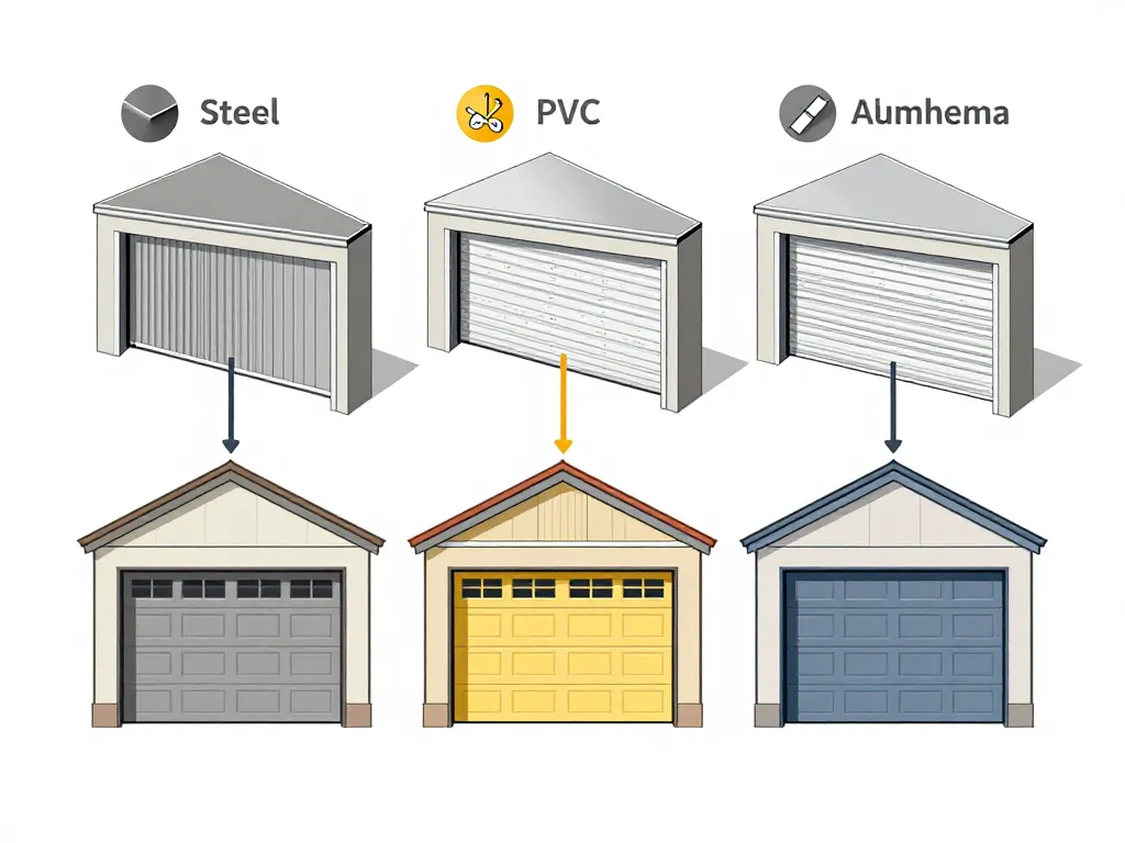 Prix de porte de garage basculante matériaux isolation sécurité