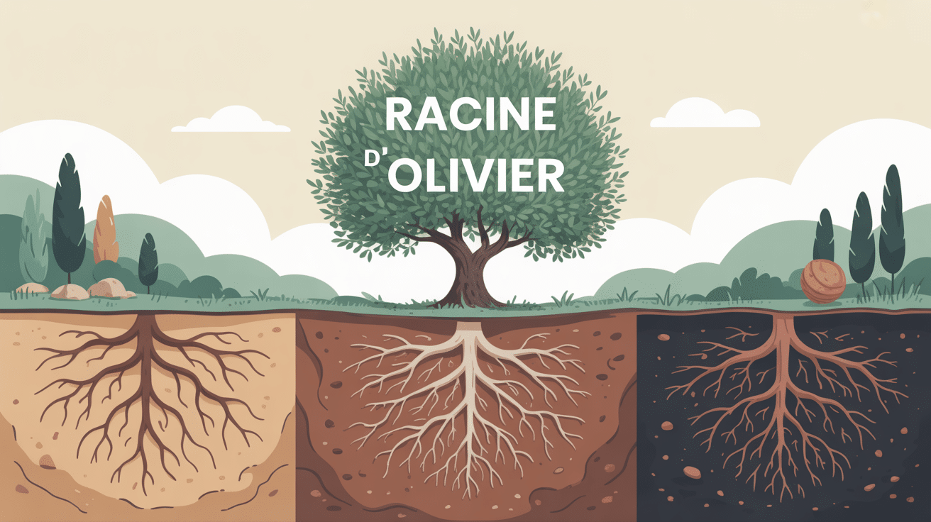 racine olivier vue centrale racines et sols méditerranéens