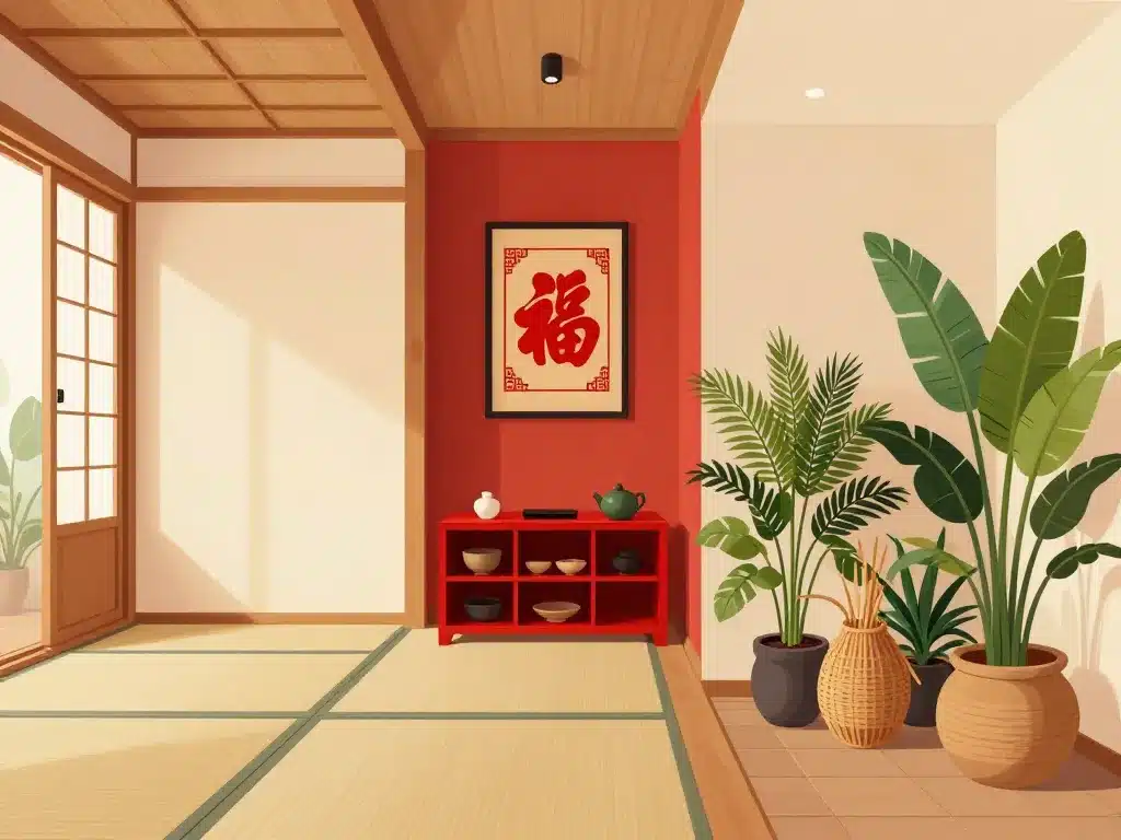 styles maison asie intérieur japonais chinois balinais