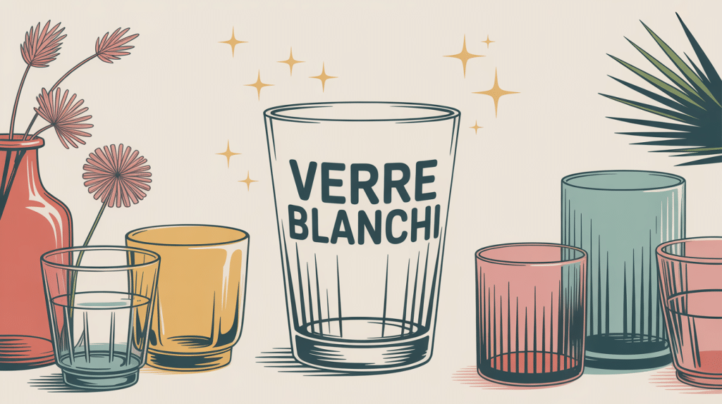 illustration verre blanchi contraste verre terne et verre brillant