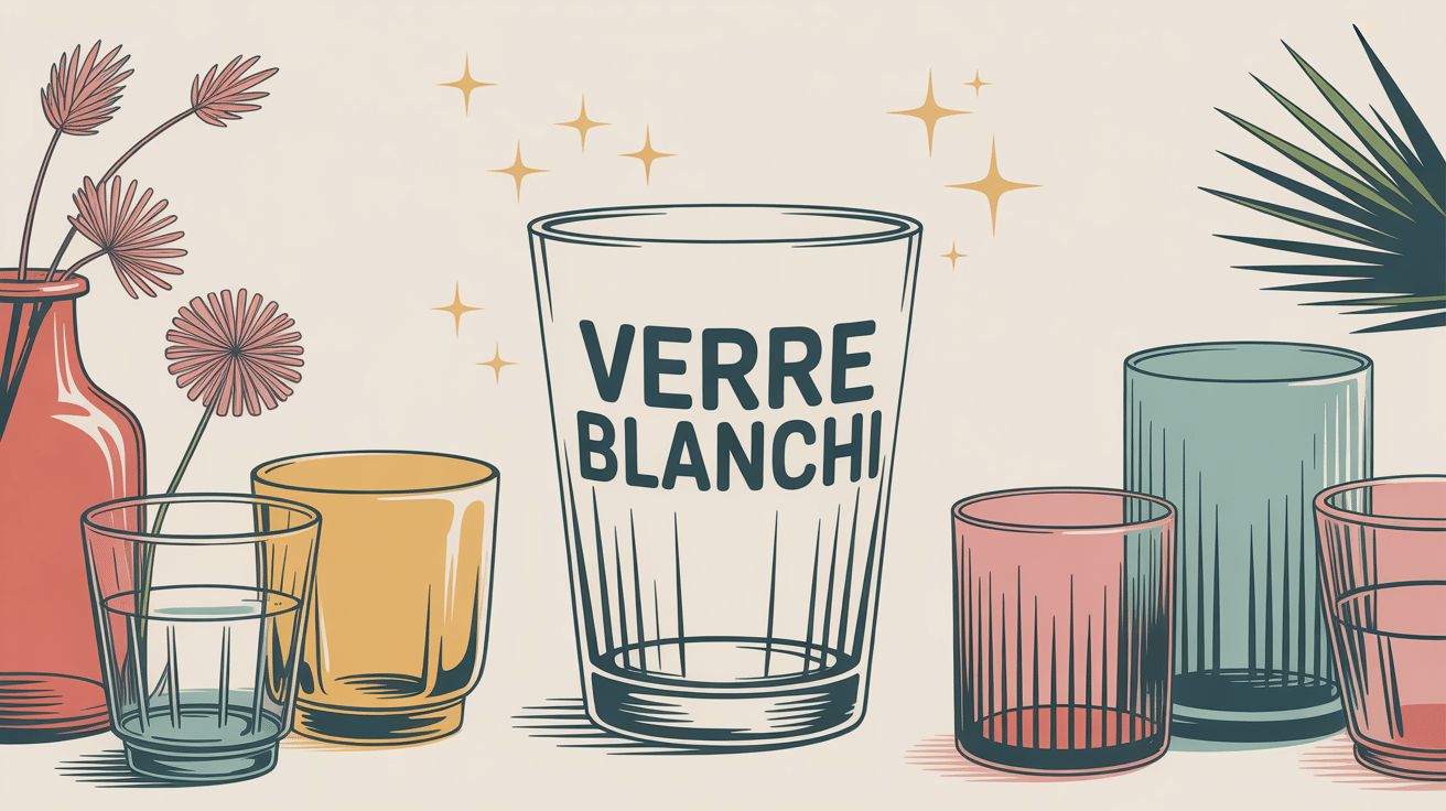 illustration verre blanchi contraste verre terne et verre brillant