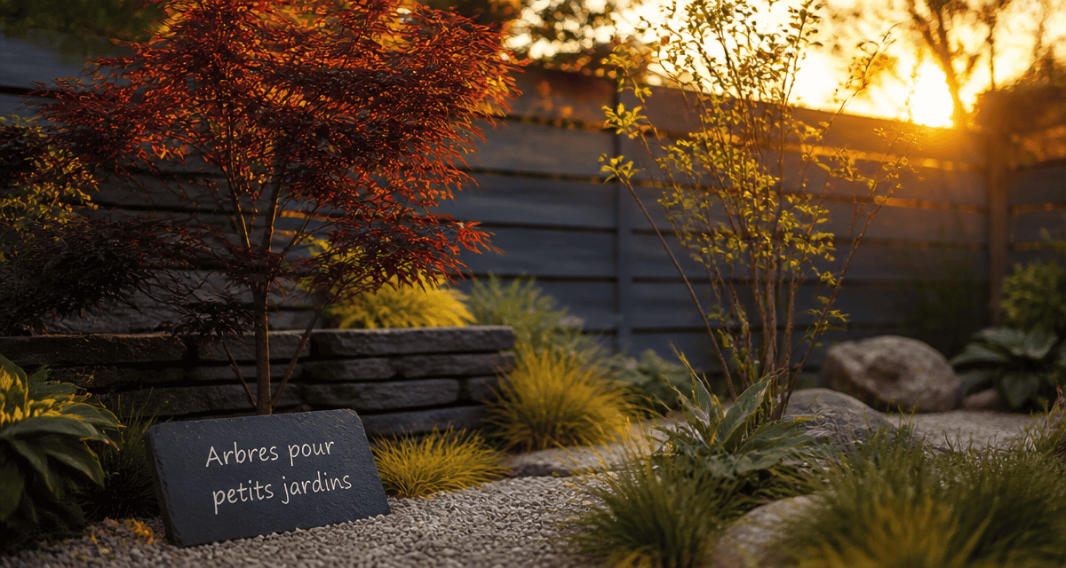 arbres pour petit jardin érable du Japon amélanchier