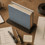 Isolation cloison entre 2 chambres vue maquette et outils