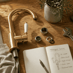 melangeur robinet cuisine sur plan de travail