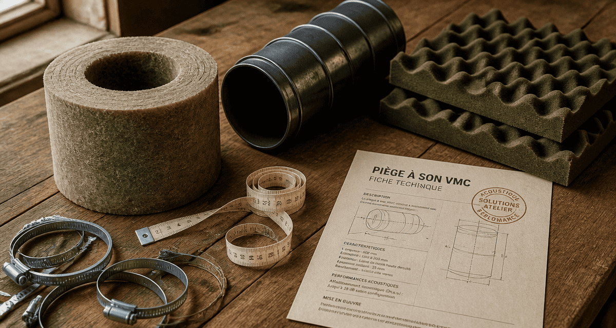 piege a son pour vmc sur table atelier