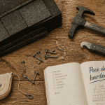 poser du bardeau bitumé outils sur plan de travail