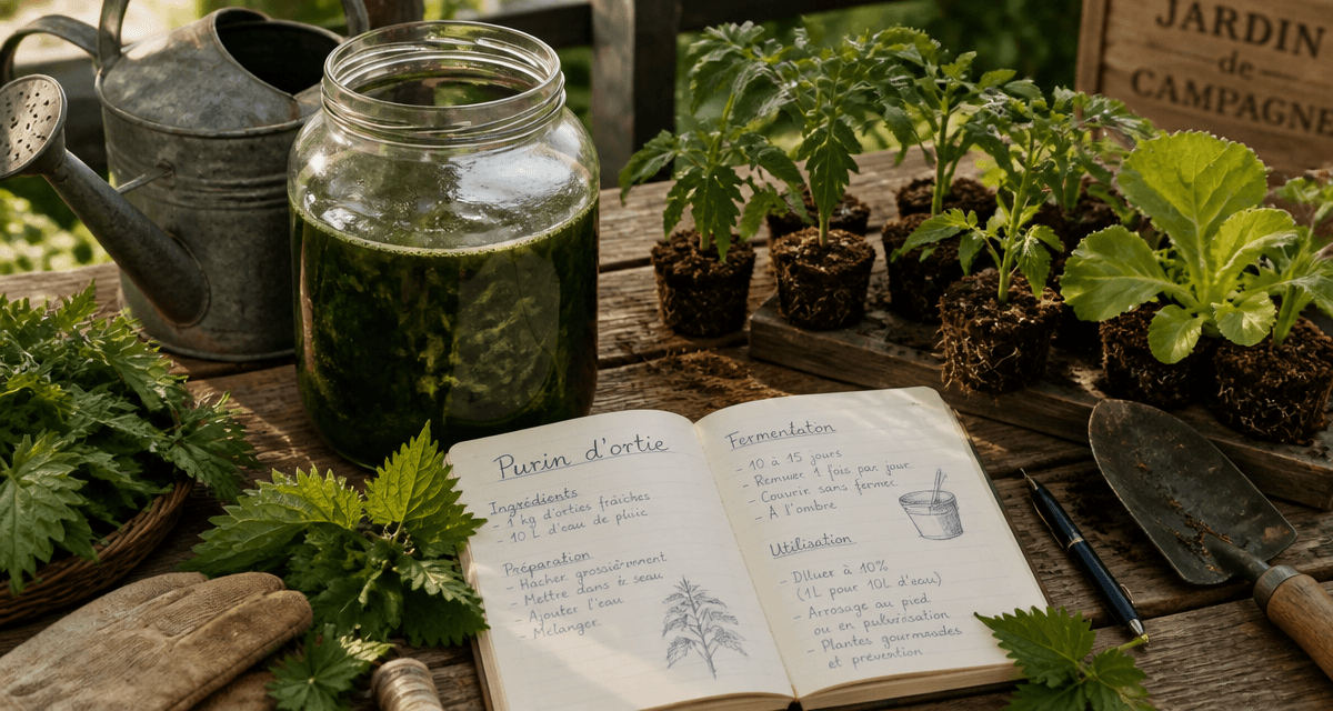 que peut on arroser avec du purin d'ortie sur plants de tomates et salades
