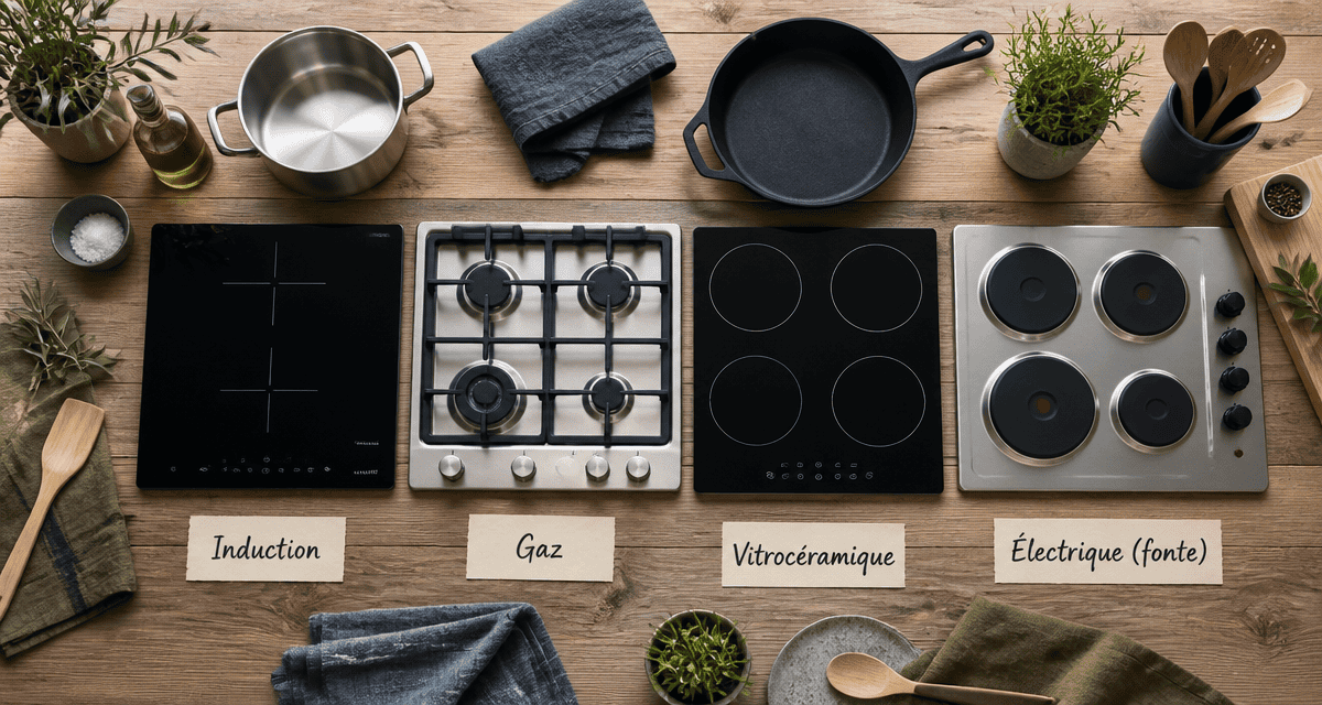 quelle plaque de cuisson choisir induction gaz vitrocéramique