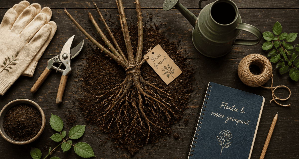 rosier grimpant quand planter plantation