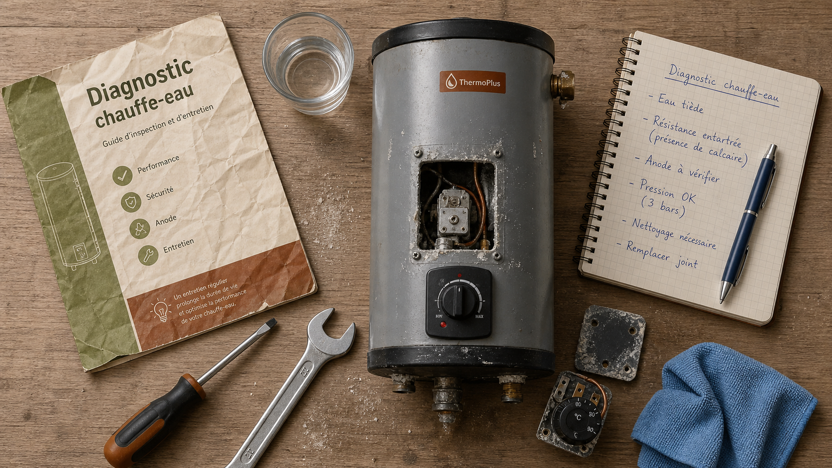 Chauffe eau depannage : diagnostic et vérifications pour chauffe-eau en panne