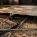 Inconvénient terrasse sur plot : instabilité, plot réglable et vide sous terrasse