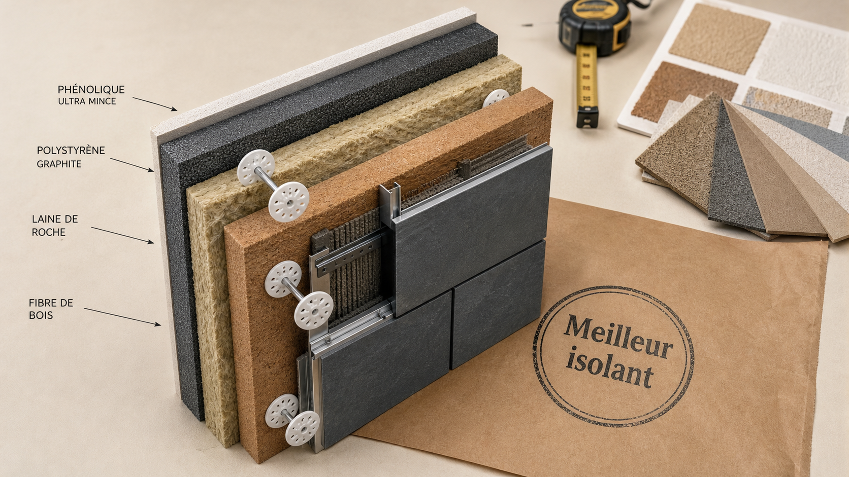Meilleur isolant exterieur pour ITE : critères techniques