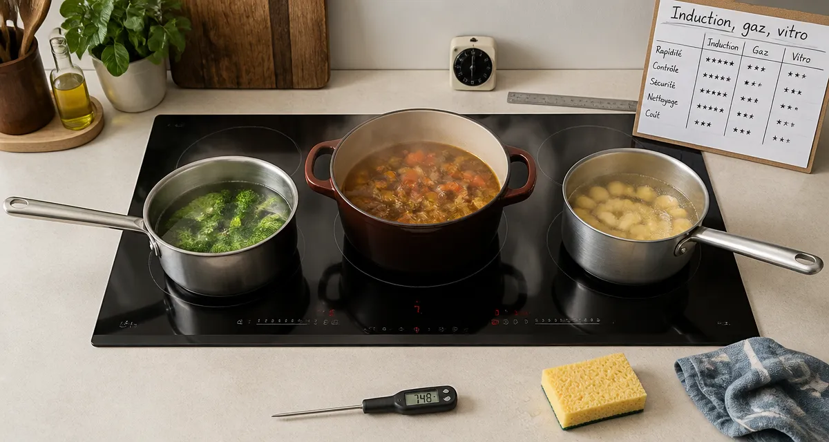 Meilleur plaque de cuisson : critères techniques pour choisir