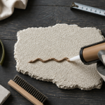 que peut on coller sur du crépi mastic double face outils