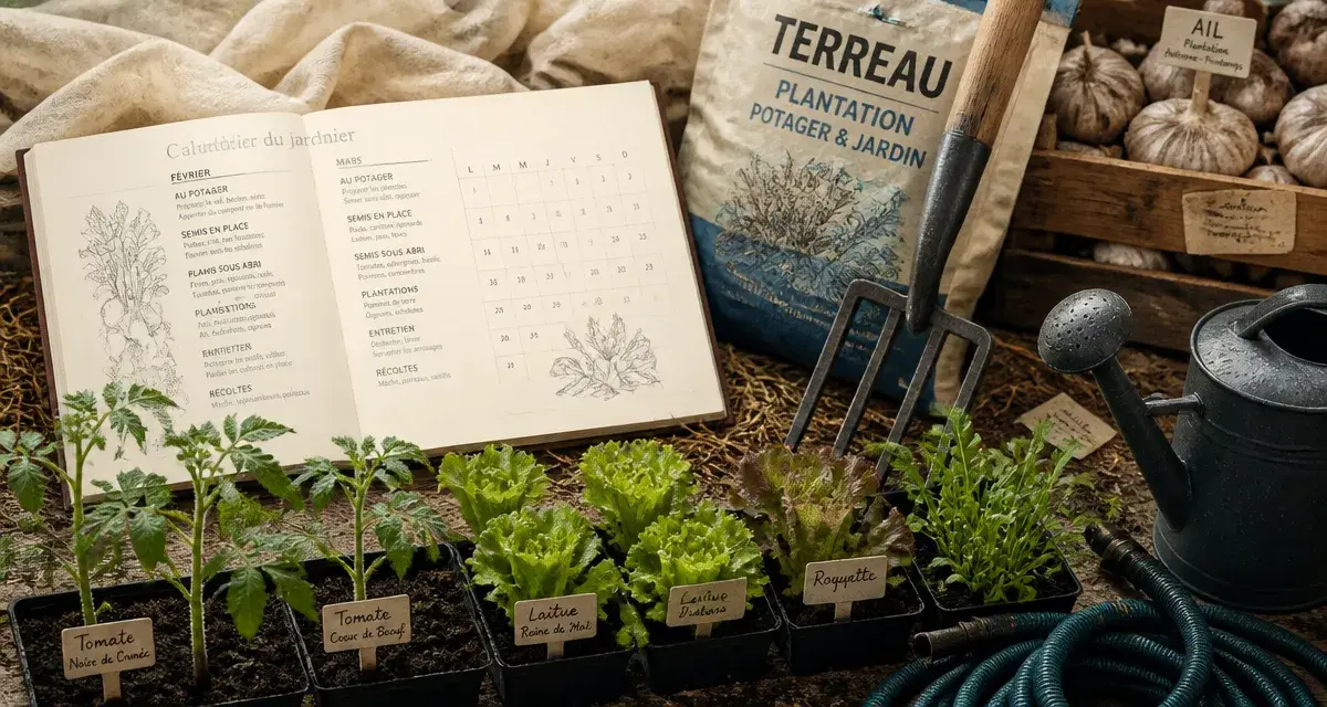 Que peut on planter dans le jardin en ce moment : jeunes plants, terreau, arrosoir