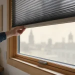 Comment occulter une fenêtre sans rideau : store plissé et film dépoli pour éviter le vis-à-vis