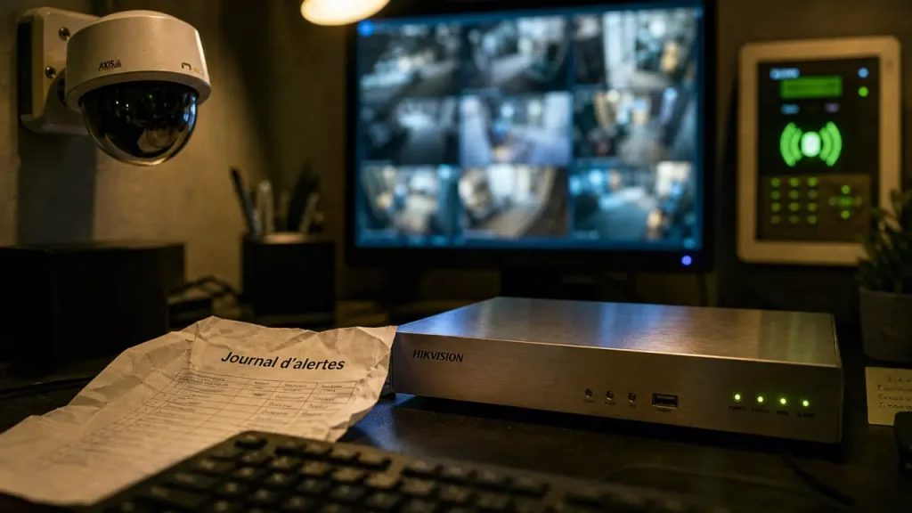 Différence vidéosurveillance et télésurveillance : caméras et centrale d’alarme
