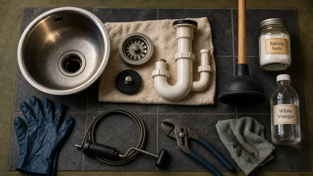 Lavabo bouché que faire : déboucher bonde et siphon