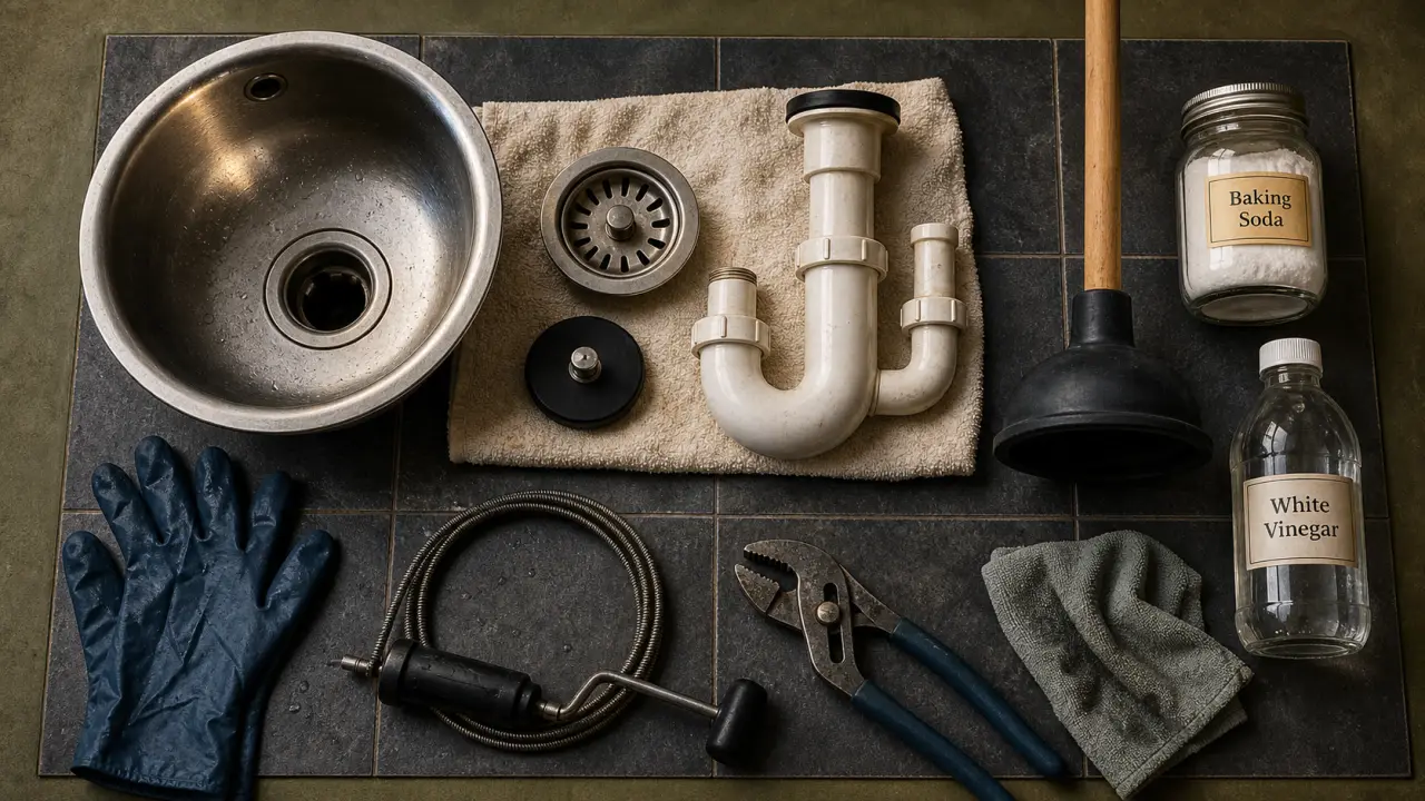 Lavabo bouché que faire : déboucher bonde et siphon