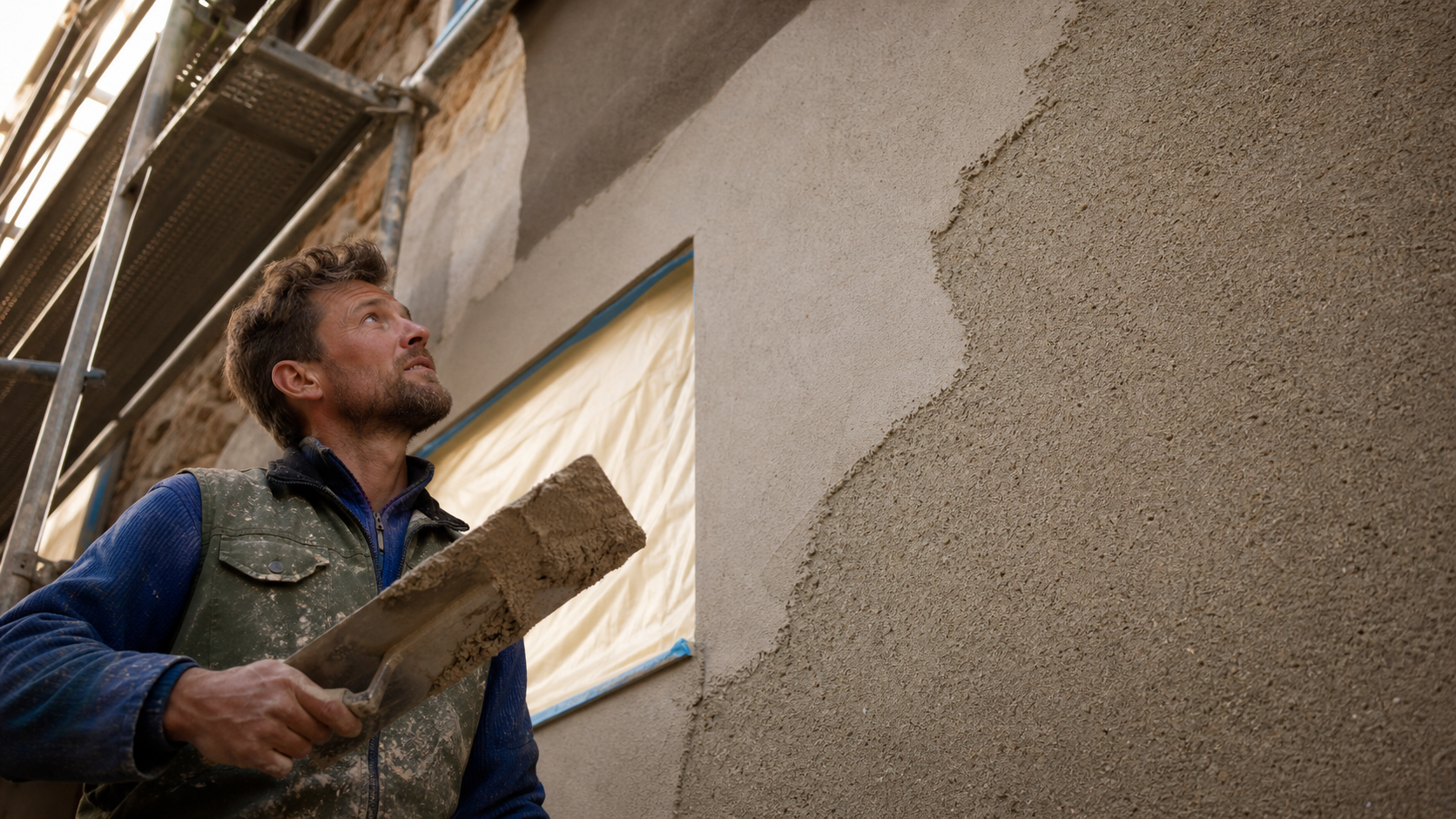 Prix crepi maison 100m2, pose d’enduit sur façade