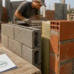 Brique ou parpaing : murs en chantier et isolation pour RE2020