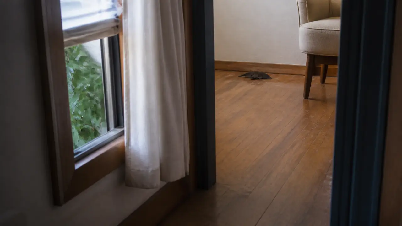 Comment faire fuir une chauve souris avec une fenêtre entrouverte, sans la blesser