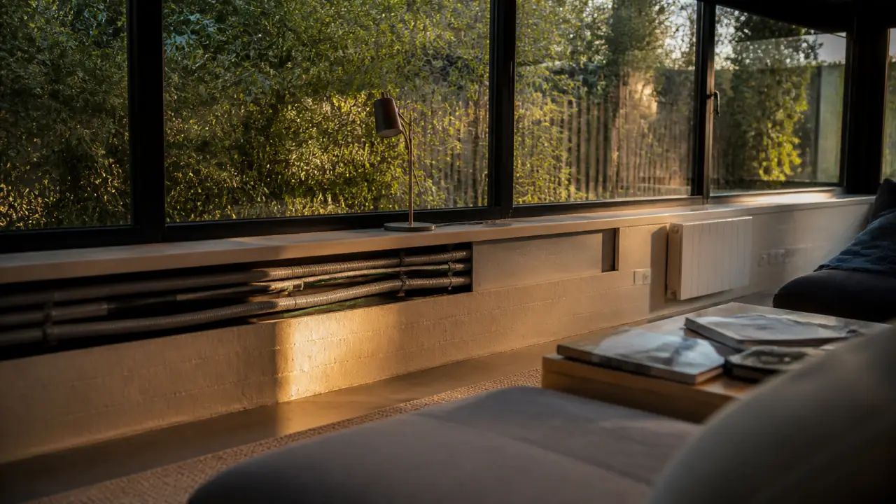 Muret pour veranda de 60 cm, véranda lumineuse et confortable