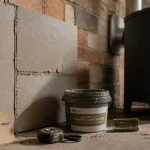 Parement anti feu poêle et distance de sécurité, pose sur mur