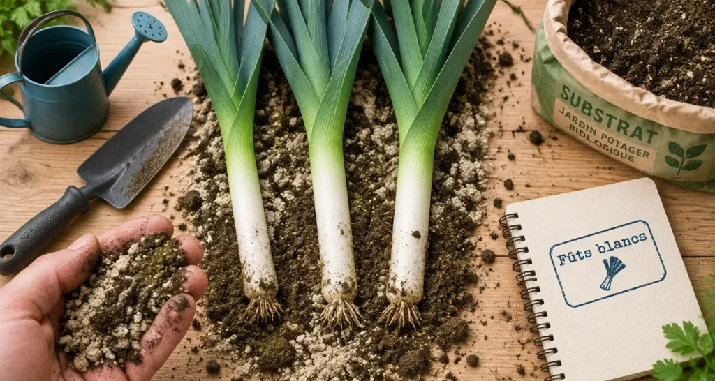 Potager poireau : fûts blancs, récolte au bon moment